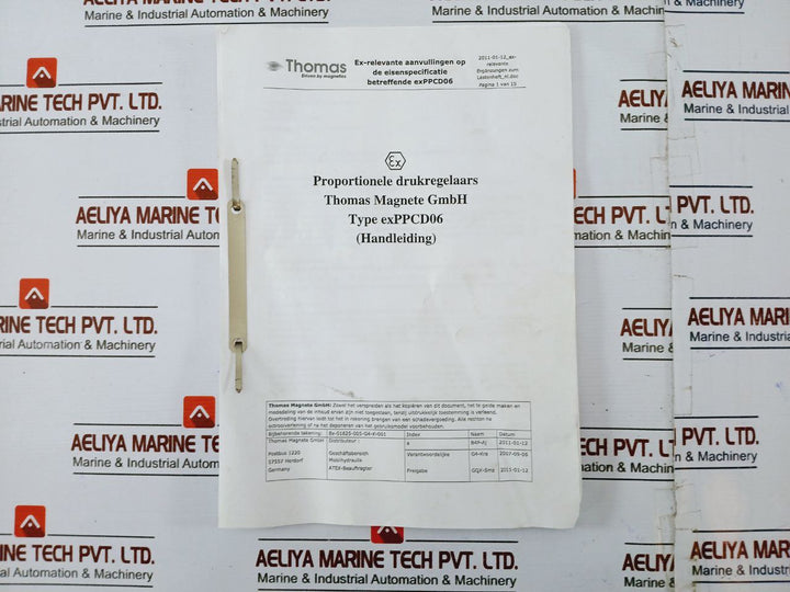 Thomas Magnete EXPPCD06 Solenoid Valve 24VDC 20BAR