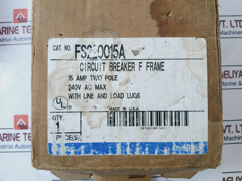 Thomas & Betts Fs220015A Circuit Breaker 2 Pole Unit Ta050Fs