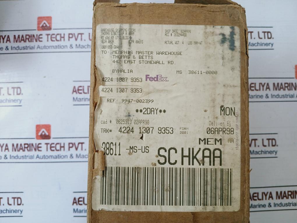 Thomas & Betts Fs220015A Circuit Breaker 2 Pole Unit Ta050Fs