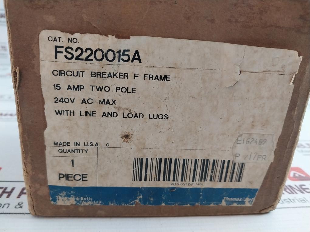 Thomas & Betts Fs220015A Circuit Breaker Ta050Fs Rev A
