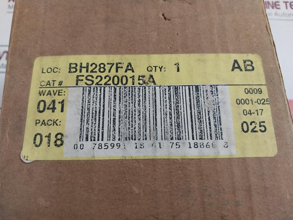Thomas & Betts Fs220015A Circuit Breaker Ta050Fs Rev A