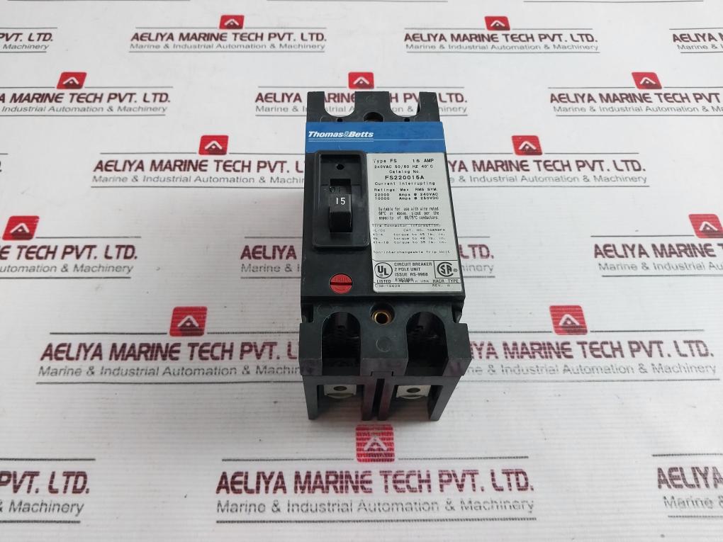 Thomas & Betts Fs220015A Circuit Breaker Ta050Fs Rev A