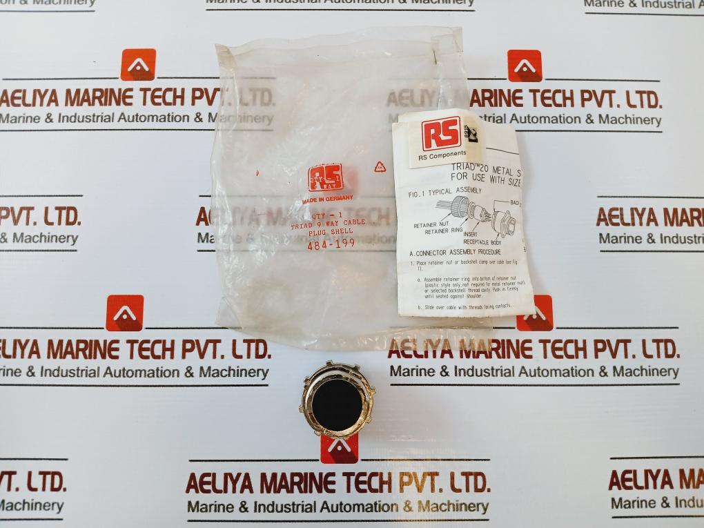 Thomas & Betts M1710-p09 9-way Cable Plug Shell