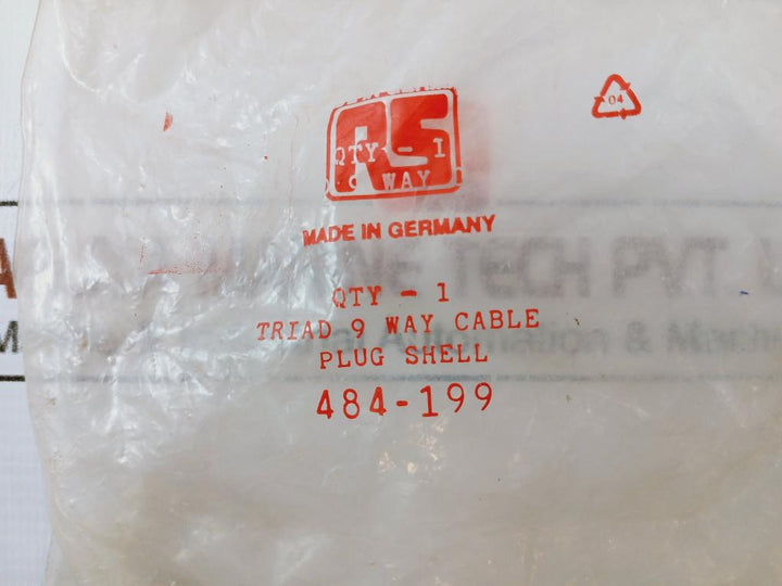 Thomas & Betts M1710-p09 9-way Cable Plug Shell