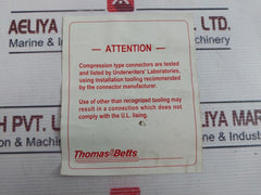 Thomas & Betts Tbm8S Crimping Tool Kit (Incomplete)