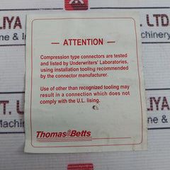 Thomas & Betts Tbm8S Crimping Tool Kit (Incomplete)