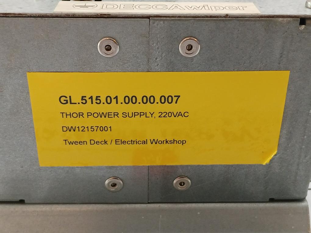 Thor Power Supply Unit Dw12157001 Decca Wiper 220Vac