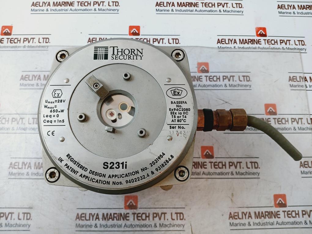 Thorn S231I Conventional Intrinsically Safe Triple Infrared Flame Detector 28V