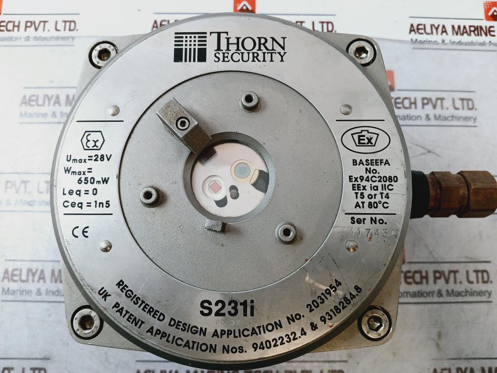 Thorn S231I Conventional Intrinsically Safe Triple Infrared Flame Detector 28V