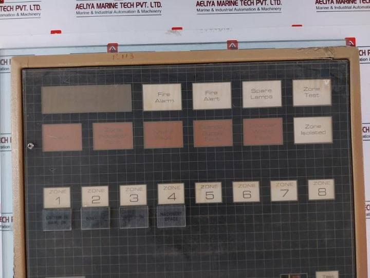 Thorn Security T881 Fire Alarm Control Panel 8 Zone Display Controller 125065605