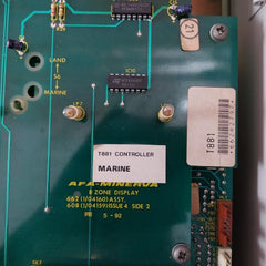 Thorn Security T881 Fire Alarm Control Panel 8 Zone Display Controller 125065605