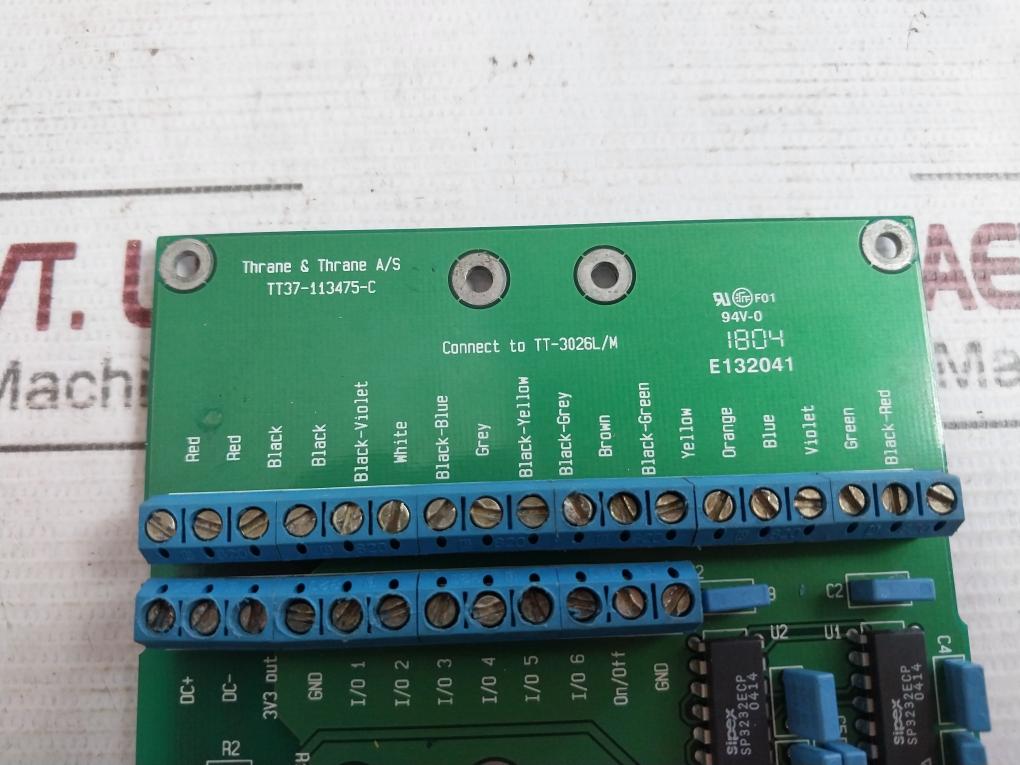 Thrane & Thrane Tt37-113475-c Printed Circuit Board E132041 94V-0 F01