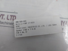 Threebond Gasket For Main Lo Pump (Fixed)
