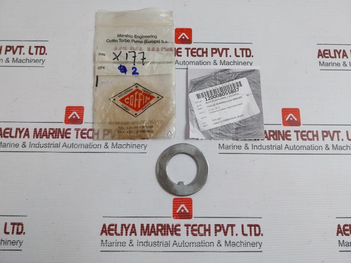 Thrust Bearing Lock Washer For Main Feed Pump 17746 X177 Coffin Turbo Pump