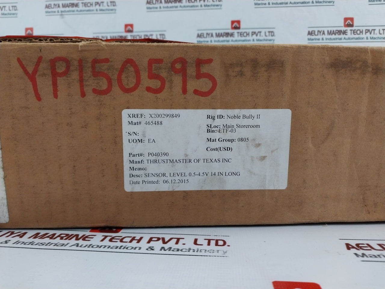 Thrustmaster P040390 Level Sensor 0.5-4.5V, 14 In Long, 3/4