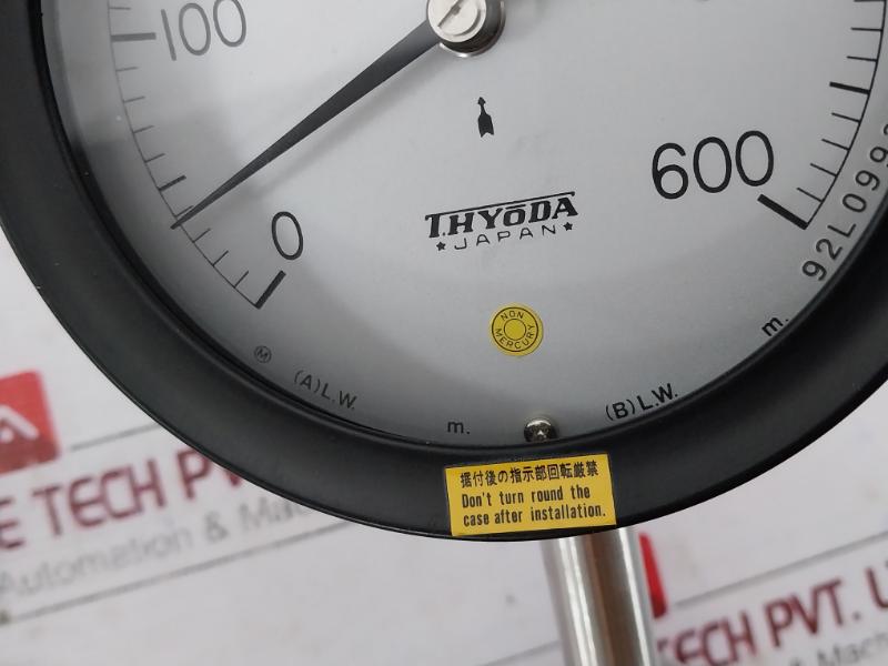 Thyoda 0-600°C Thermometer 92L0993 Temperature Gauge