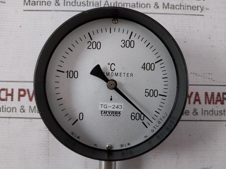Thyoda 0 To 600°C Thermometer 545 Mm 10Mm Tg-243