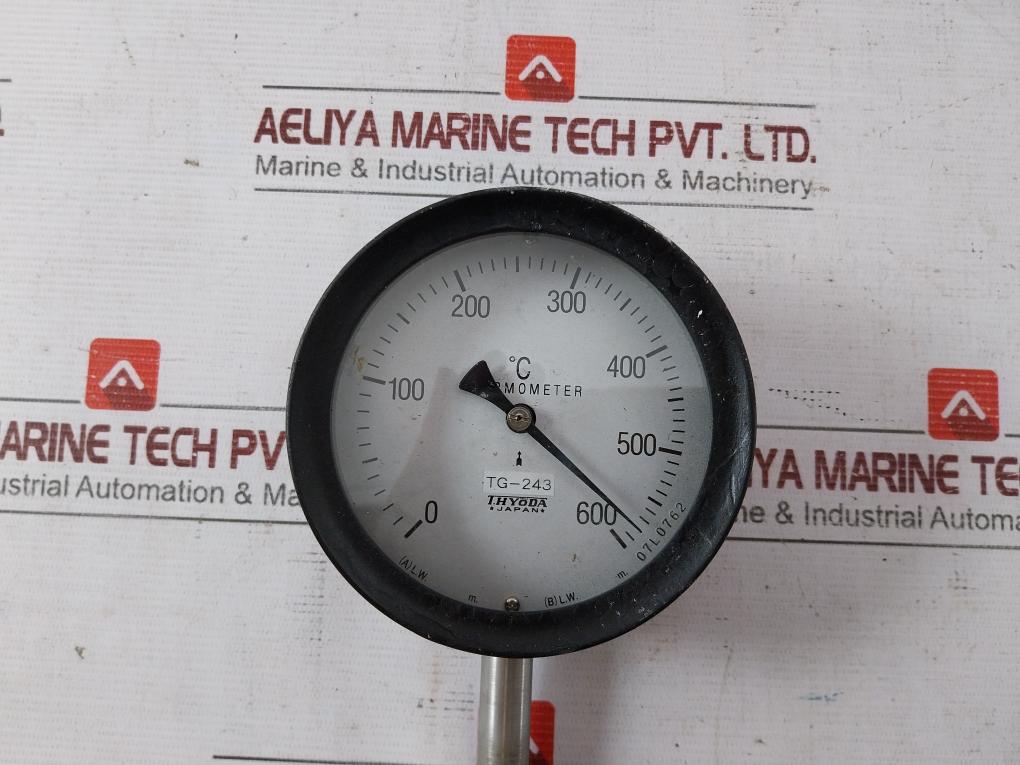 Thyoda 0 To 600°C Thermometer 545 Mm 10Mm Tg-243