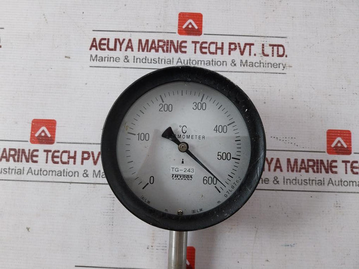 Thyoda 0 To 600°C Thermometer 545 Mm 10Mm Tg-243