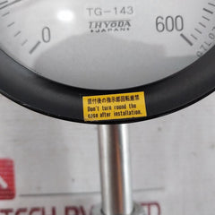 Thyoda 0 To 600?C Thermometer Tg-143 07L0761