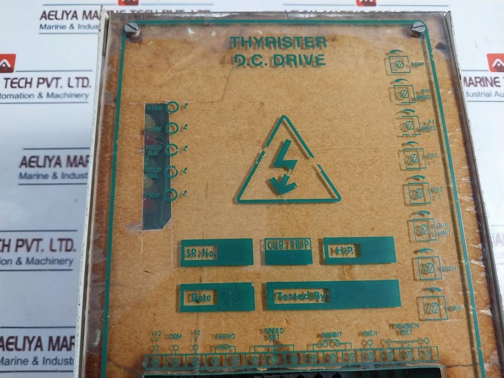 Thyristor D.C. Motor Drive -12/+12 V