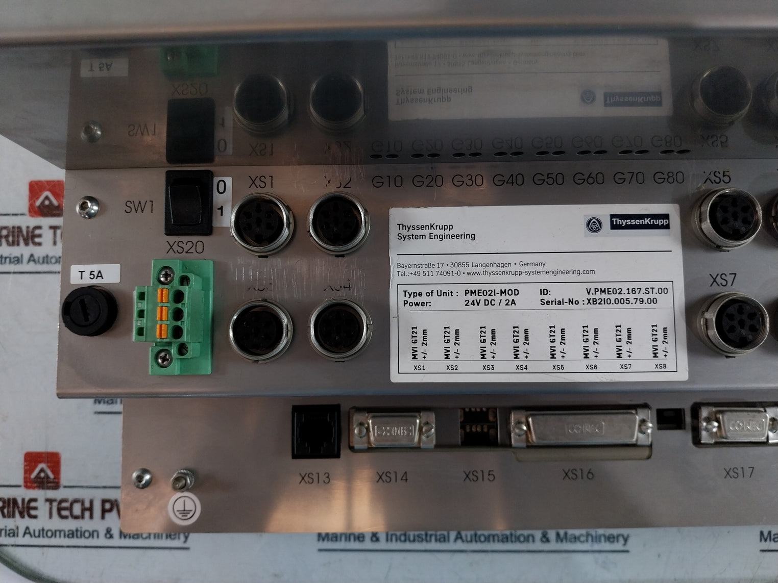 Thyssenkrupp Pme02I-mod System Engineering Egm V.Pme02.167.St.00 24V Dc