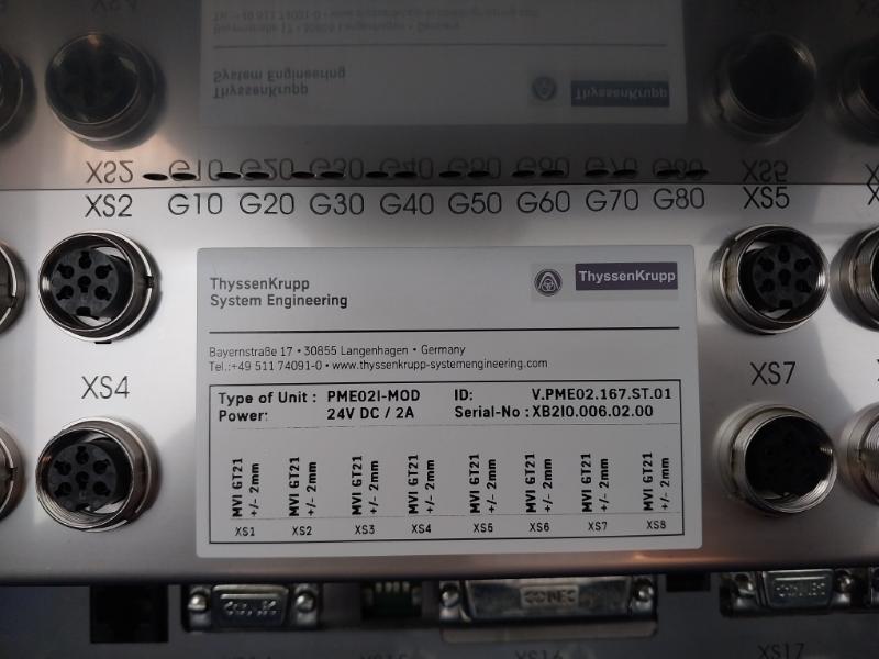 Thyssenkrupp Pme02i-mod System Engineering V.pme02.167.st00, 24vdc 2a