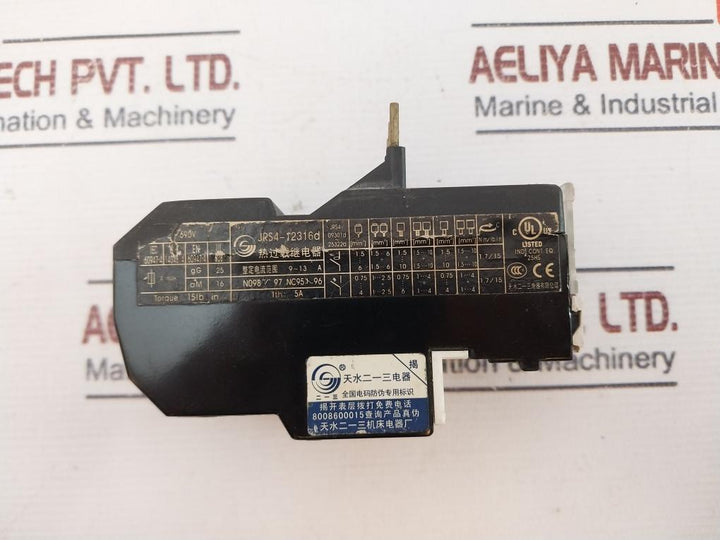 Tianshui 213 Electrical Jrs4-12316D Thermal Overload Relay