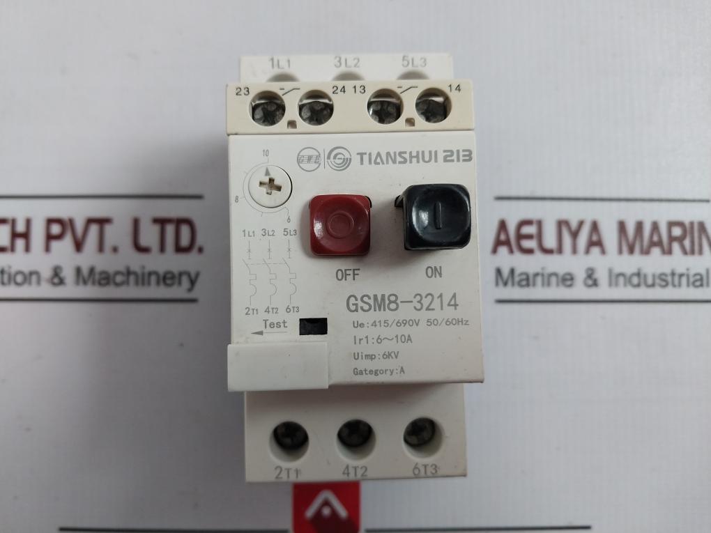 Tianshui 213 Gsm8-3214 Motor Protection Circuit Breaker