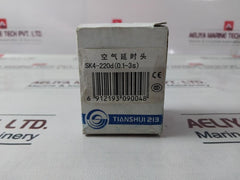 Tianshui 213 Sk4-220D Pneumatic Time Delay Block 0.1~3S, 690V 10A