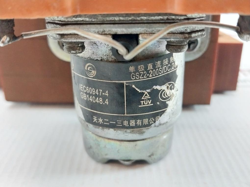 Tianshui 213 Gsz2-200S/Dc.24 Single-pole Dc Contactor