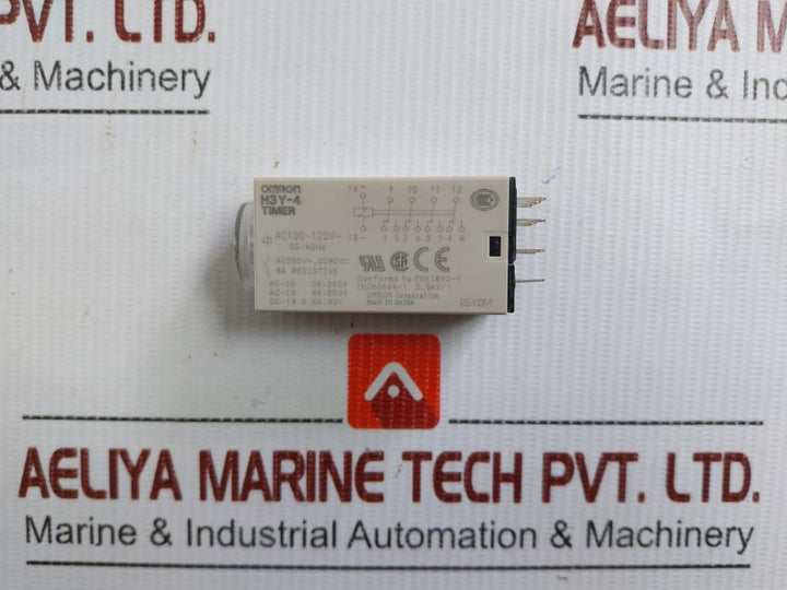 Time-Relay-Ac100-120V-50-60Hz-0-10Sec-Omron-H3Y-4-208919-8