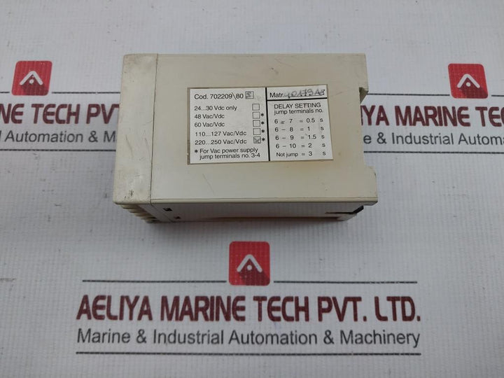 Time-delay Relay 702209\80 5 Abb 220-250V Ac/Dc