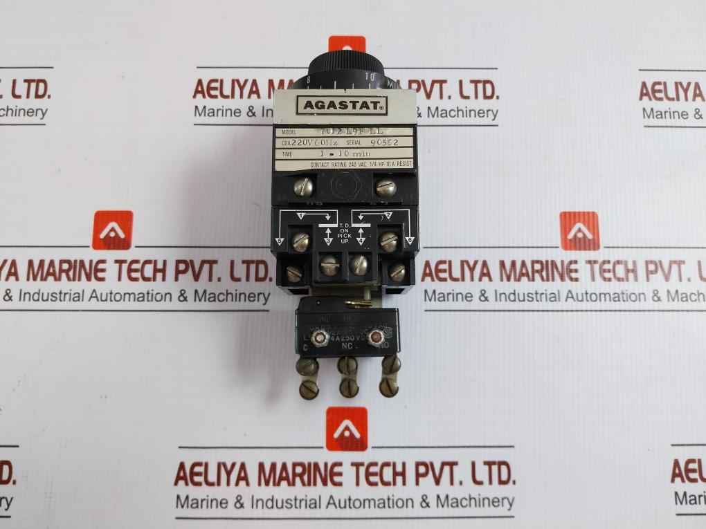 Time Delay Relay 220V 1-10 Minute Timer Agastat 7012L9F Ll