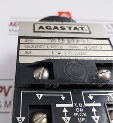 Time Delay Relay 220V 1-10 Minute Timer Agastat 7012L9F Ll