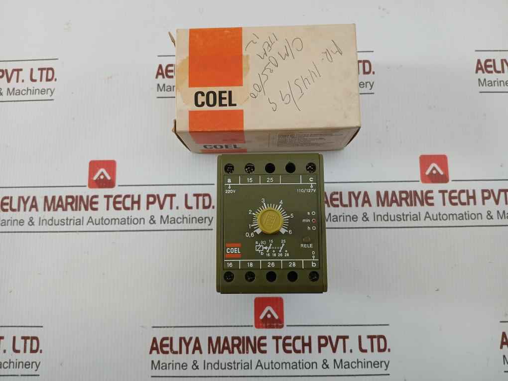 Time Delay Relay 220Vca/220Vac Coel Pz 6 M