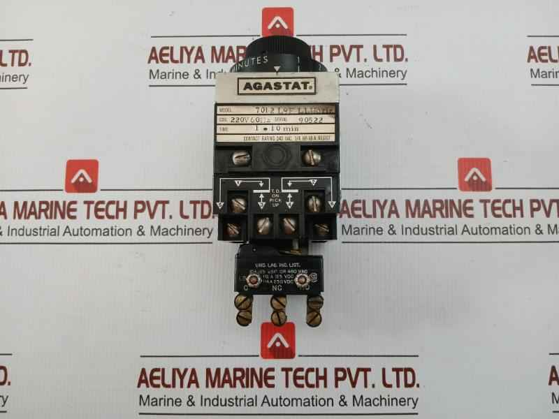 Time Delay Relay 7012 L9F Llhoriz Agastat 60Hz