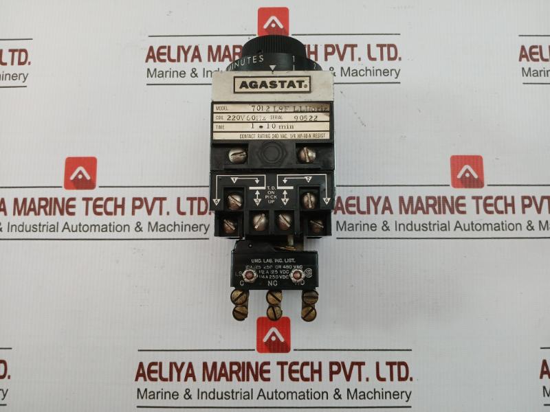 Time Delay Relay 7012 L9F Llhoriz Agastat 60Hz