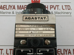 Time Delay Relay 7012 L9F Llhoriz Agastat 60Hz