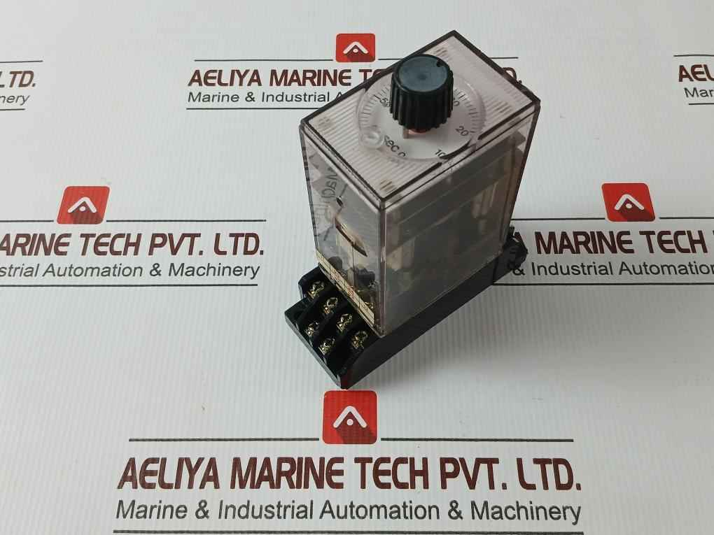 Time Delay Relay With Base 0-60 Sec