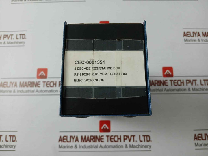Time Electronics 1051 Resistance 8 Decade Box Cec-0001351