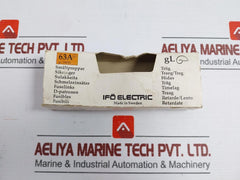 Time Lag Diazed Fuse Link By Ifo Electric Cee16 - 63A 500V (1 Box = 5 Pcs)