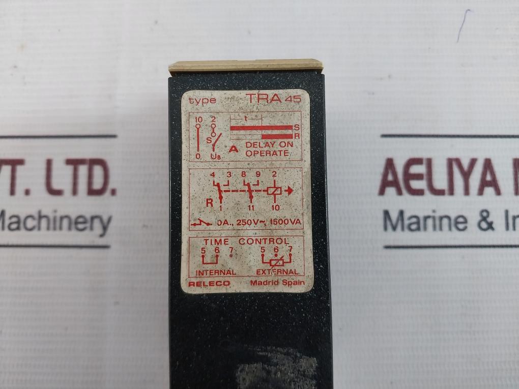 Timeco Tra 45 Time Delay Relay 10A 250V 1500Va