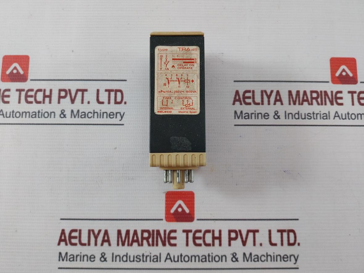 Timeco Tra 45 Time Delay Relay Module Seg. 6-60