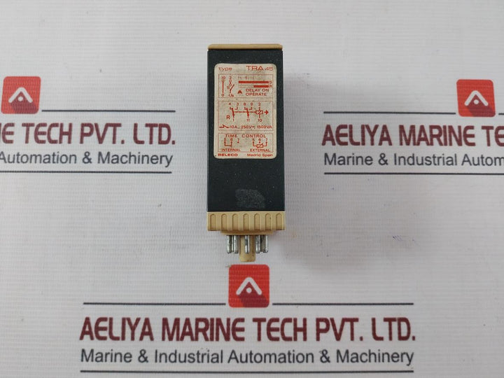 Timeco Tra 45 Time Delay Relay Module Seg. 6-60