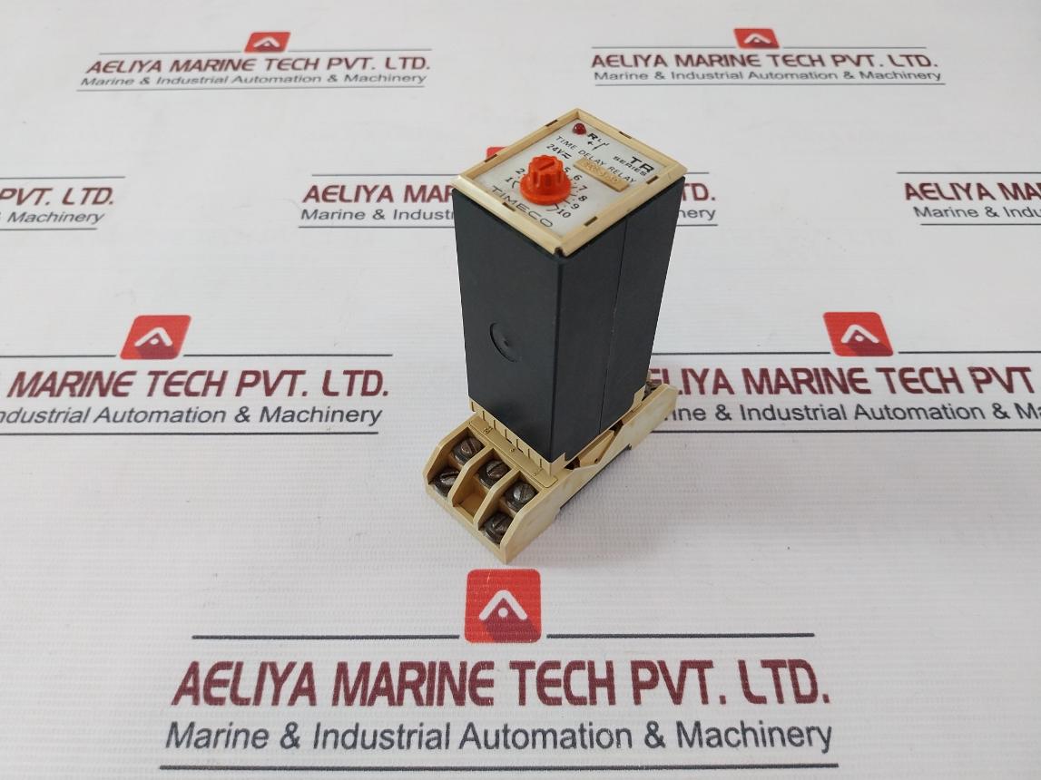 Timeco Tra 45 Time Delay Relay Module With Base Seg. 3-30 1500Va