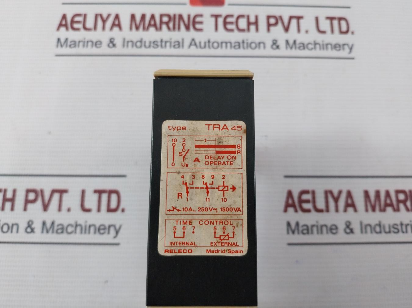 Timeco Tra 45 Time Delay Relay Module With Base Seg. 3-30 1500Va