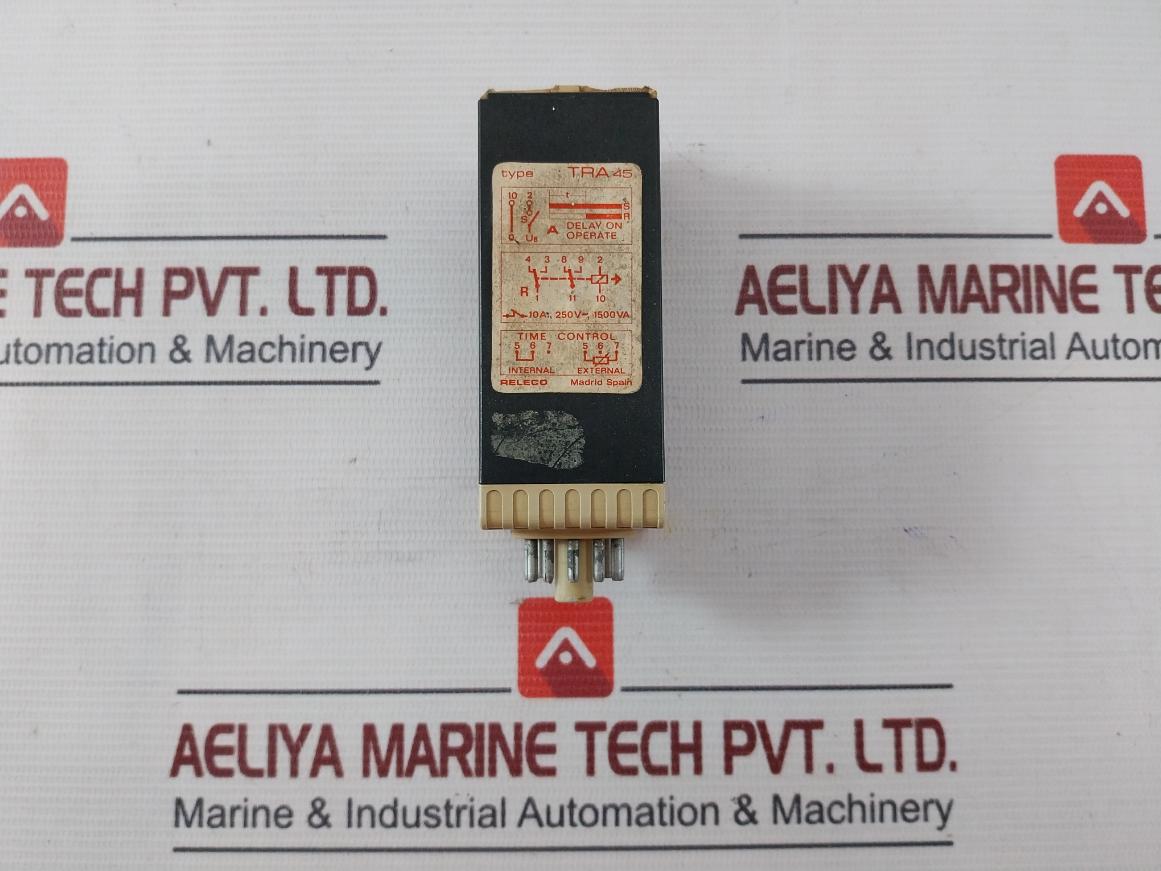 Timeco Tra 45 Tr Series Time Delay Relay Module Min. 6-60