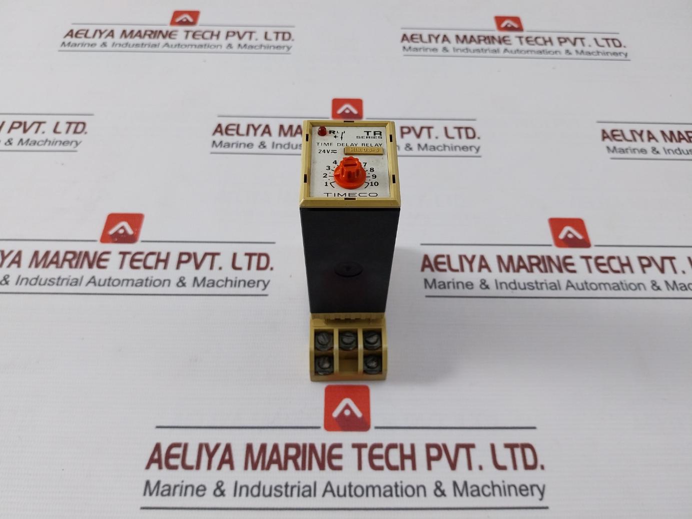 Timeco Tra 45 Tr Series Time Delay Relay Module With Base 24V Ac