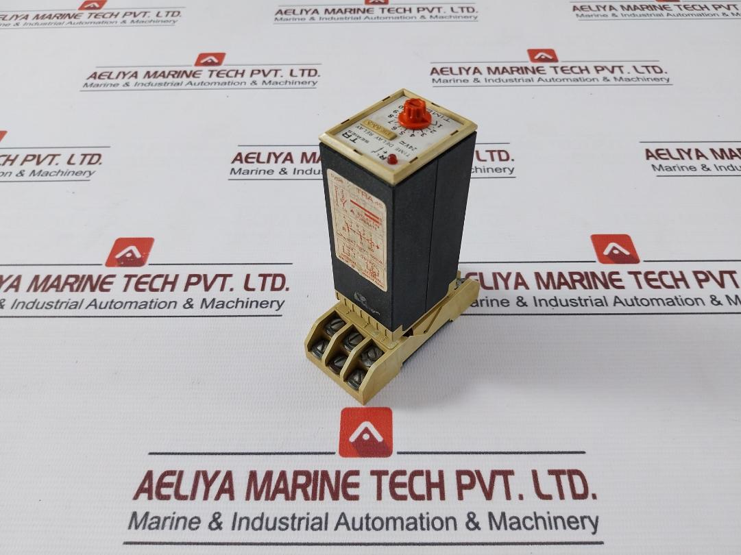 Timeco Tra 45 Tr Series Time Delay Relay Module With Base 24V Ac